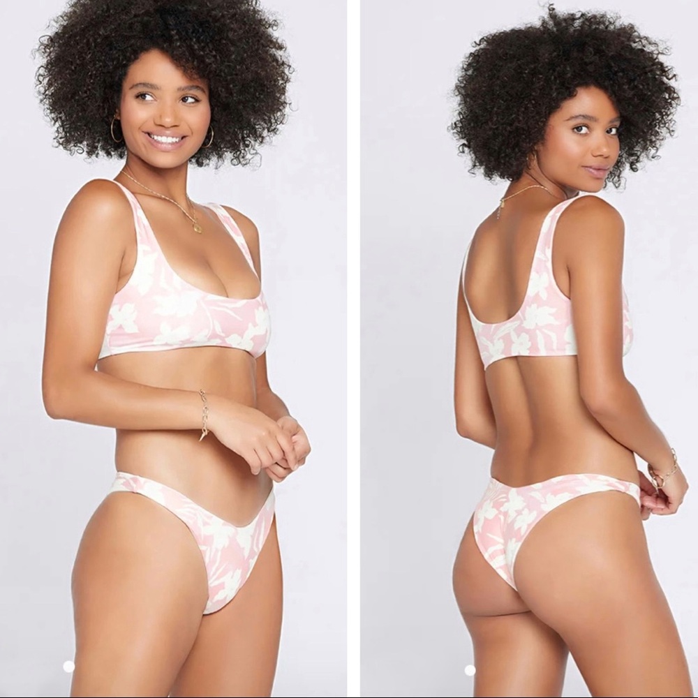 L*Space Paradise Blooms Bikini Set, Lizzie Top & Cabana Bottom, NWT - Picture 5 of 16